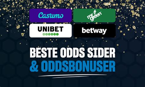 Norges beste odds sider med unike inskuddsbonuser.
